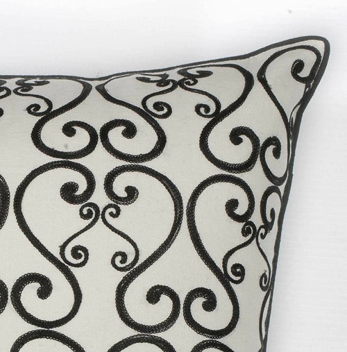 18" x 18" Cotton White or Black Pillow